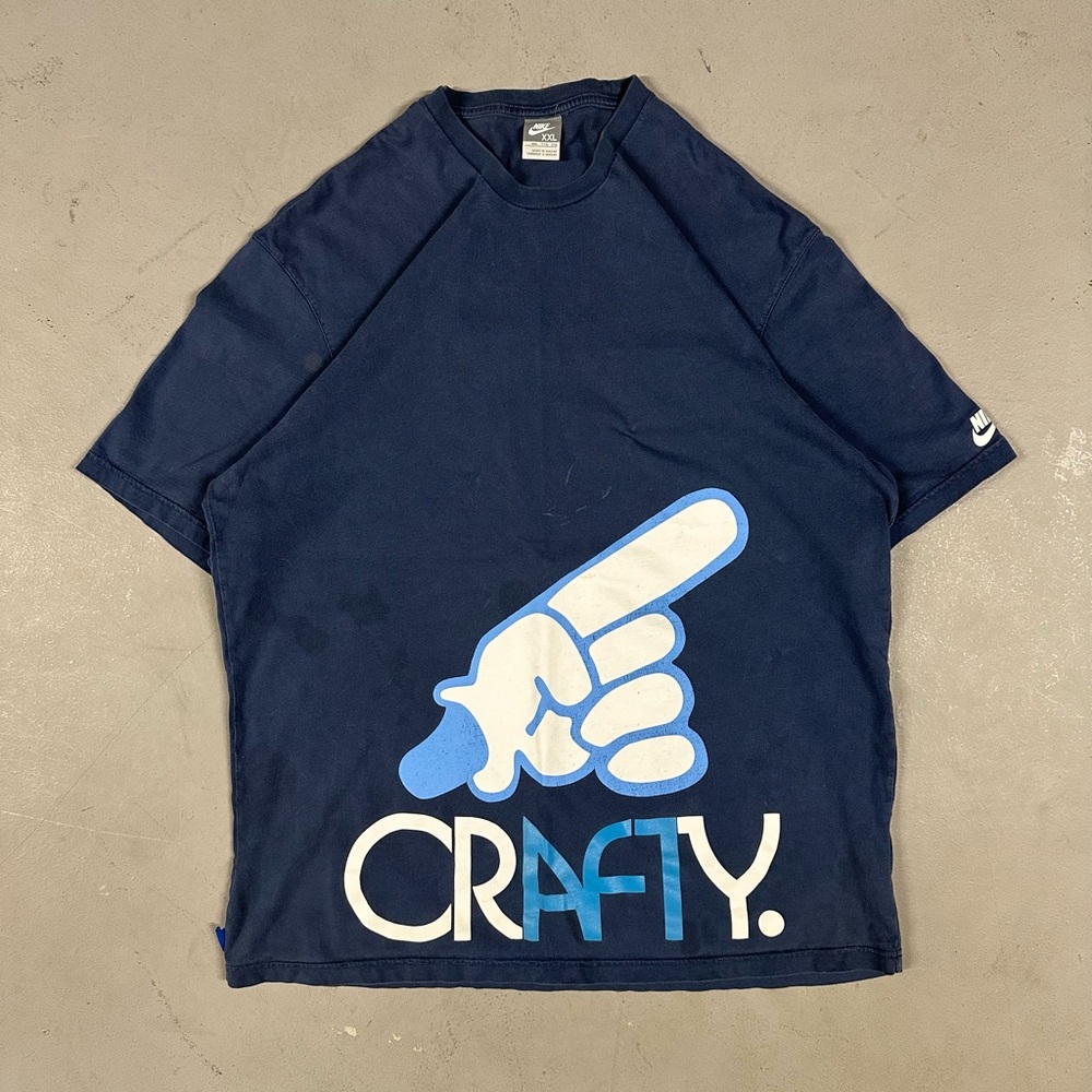 Vintage Y2K Nike Crafty Skater Grunge Retro Essential Tee T-Shirt Size XXL